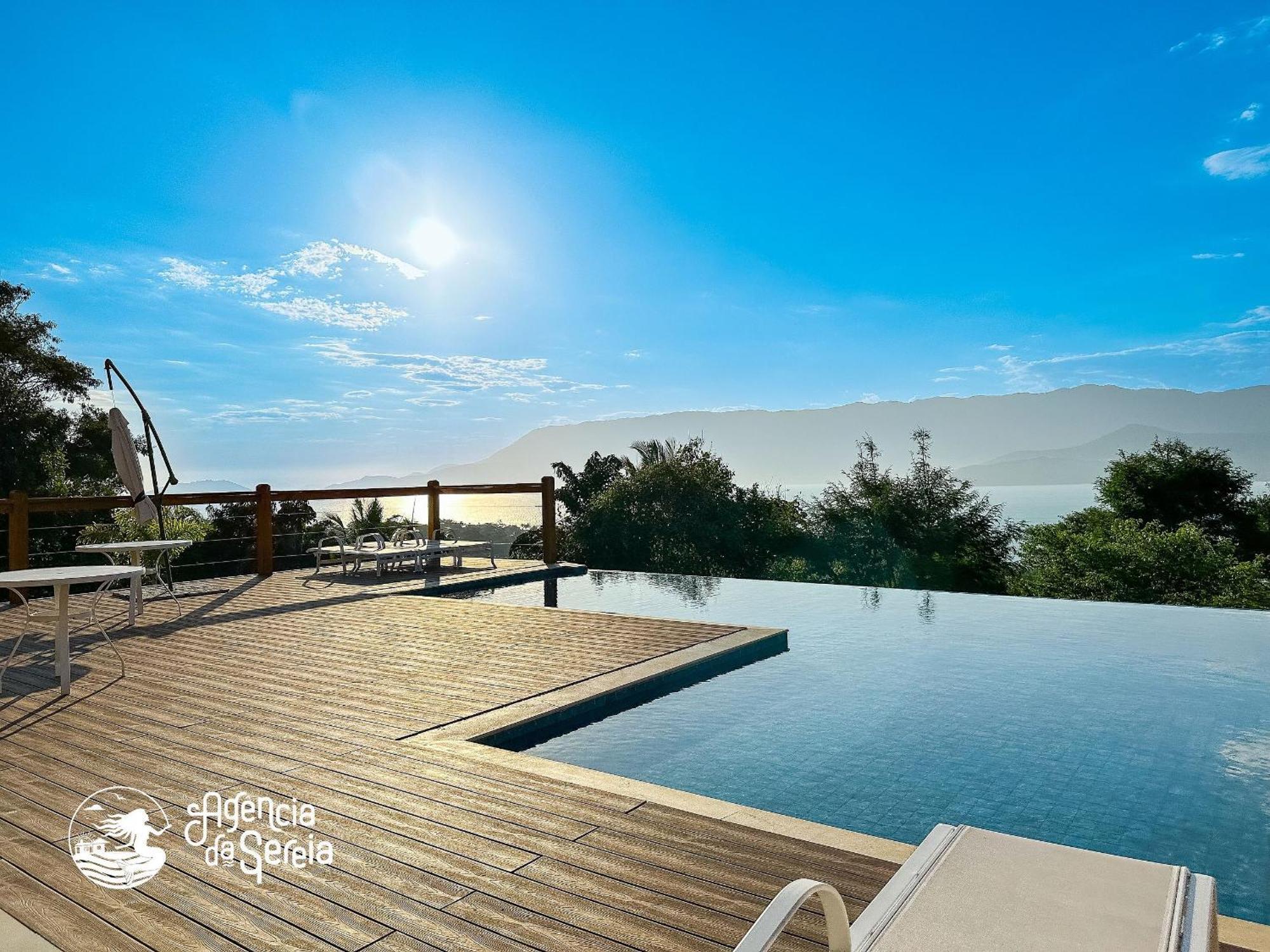 Linda Casa Com Vista Incrivel Em Condominio No Sul Da Ilha Ilhabela Dış mekan fotoğraf
